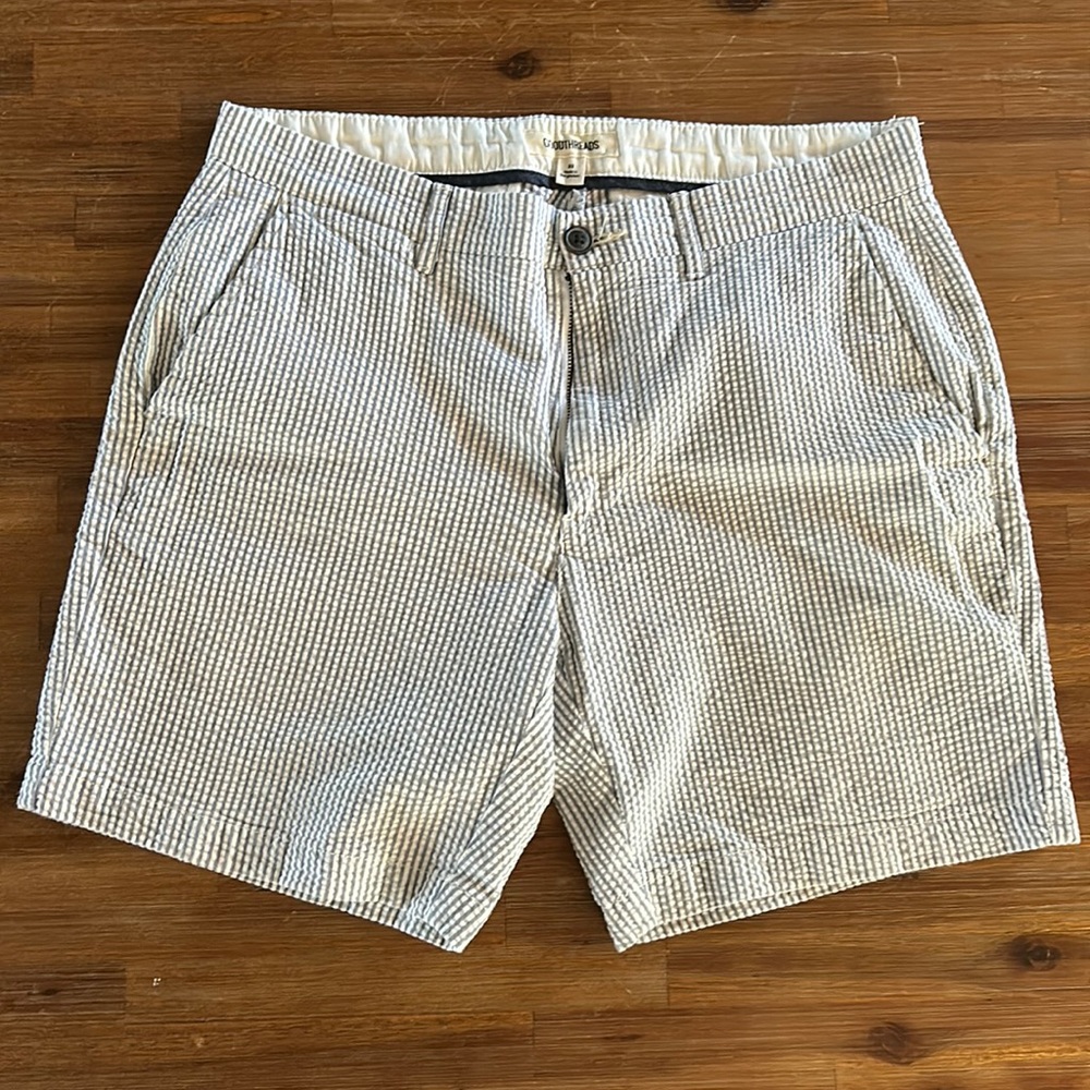 Men’s seersucker shorts